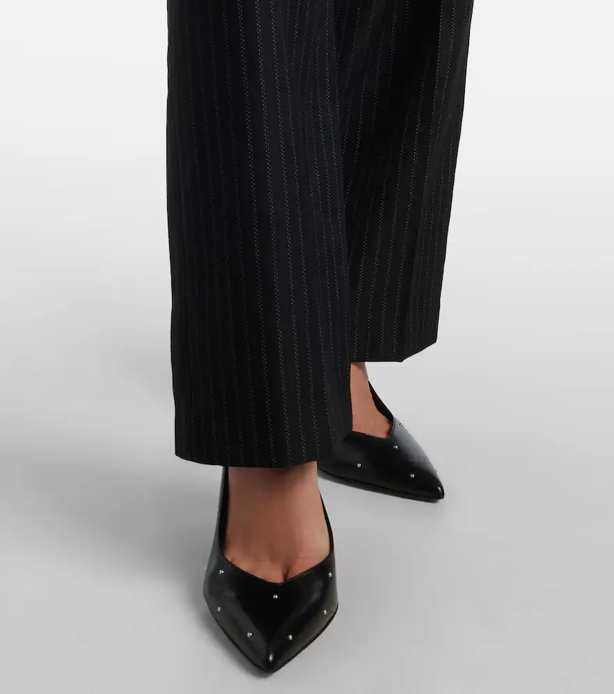 Isabel Marant Noanda pinstriped wool-blend straight pants | Thumbnail 2 Isabel Marant Noanda pinstriped wool-blend straight pants | Thumbnail 2