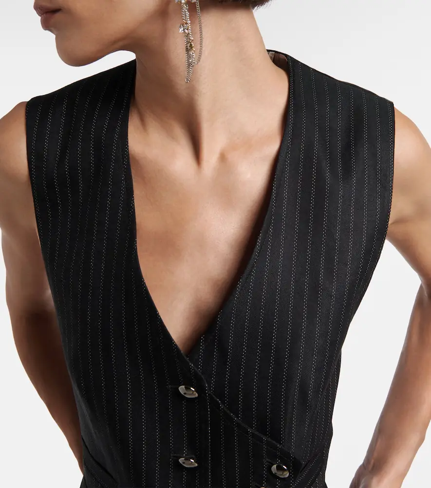 Isabel Marant Nicky pinstripe wool-blend vest | Thumbnail 4 Isabel Marant Nicky pinstripe wool-blend vest | Thumbnail 4