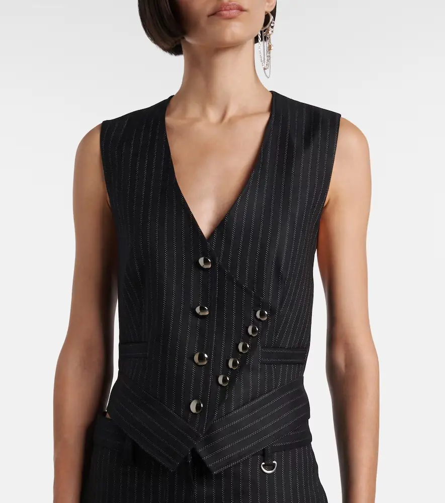 Isabel Marant Nicky pinstripe wool-blend vest | Thumbnail 6 Isabel Marant Nicky pinstripe wool-blend vest | Thumbnail 6
