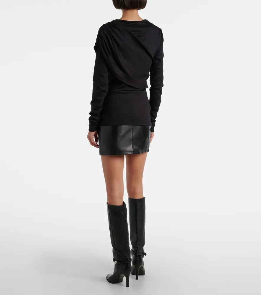 Isabel Marant Asna draped virgin wool top | Thumbnail 5 Isabel Marant Asna draped virgin wool top | Thumbnail 5