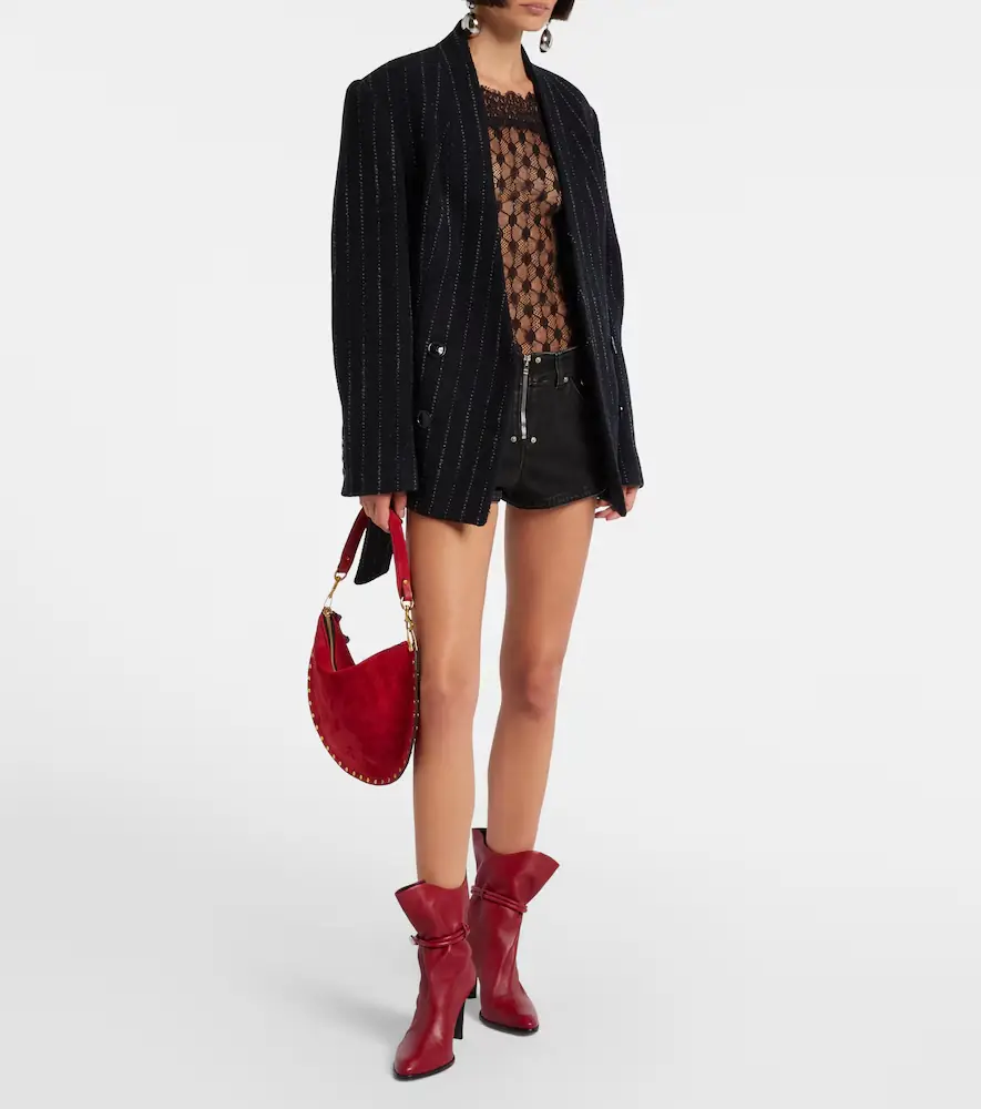 Isabel Marant Marlene off-shoulder lace top | Thumbnail 2