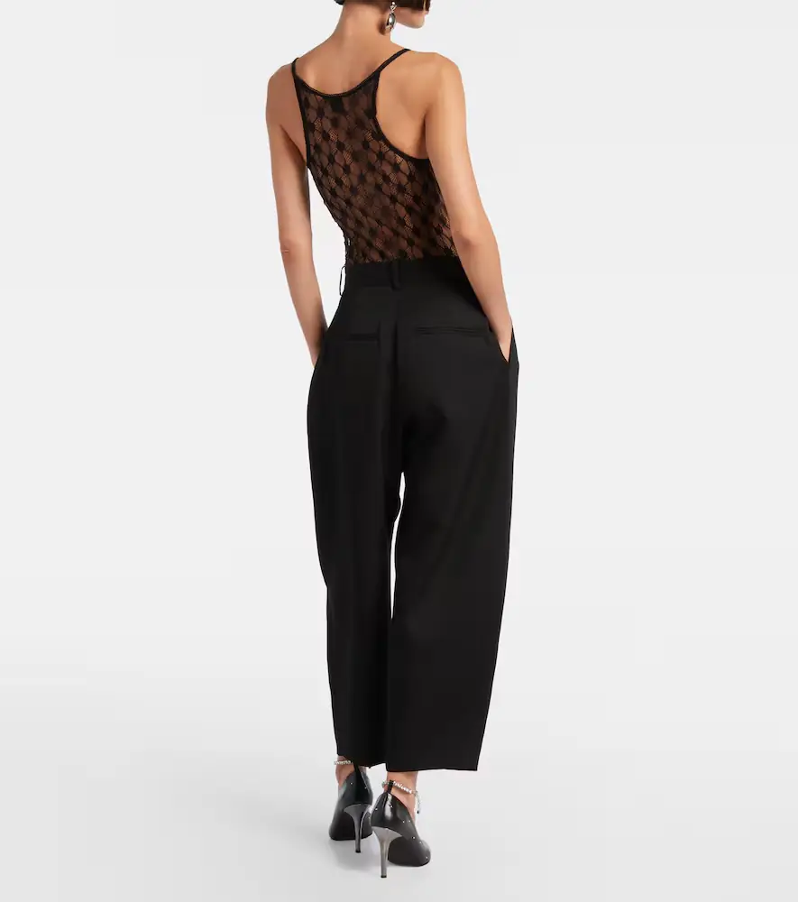 Isabel Marant Mildy sheer lace bodysuit | Thumbnail 4