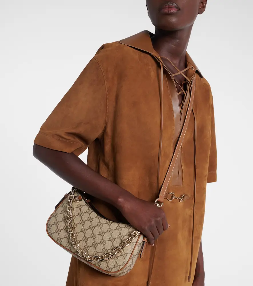 Gucci GG Emblem Small canvas shoulder bag | Thumbnail 6