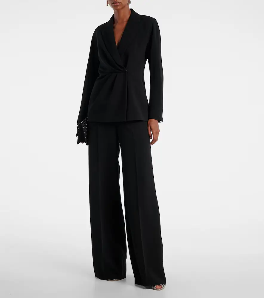 Max Mara Draped cady wrap jacket | Thumbnail 4