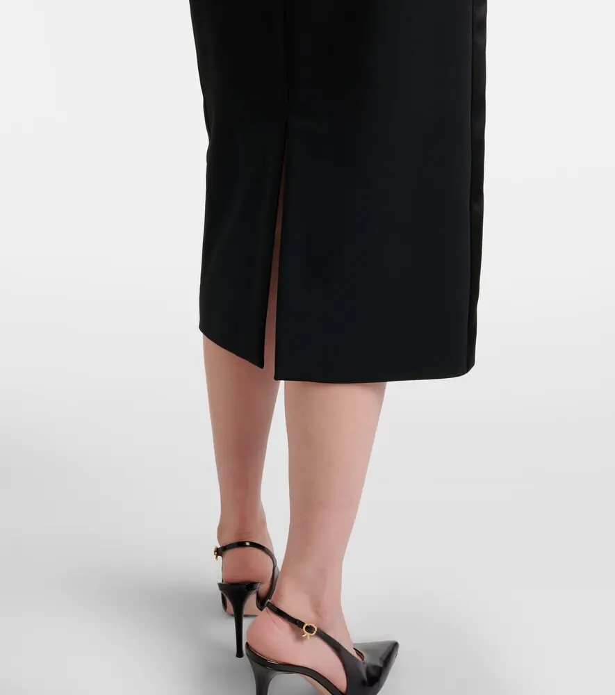 Max Mara Pece crêpe pencil skirt | Thumbnail 2 Max Mara Pece crêpe pencil skirt | Thumbnail 2