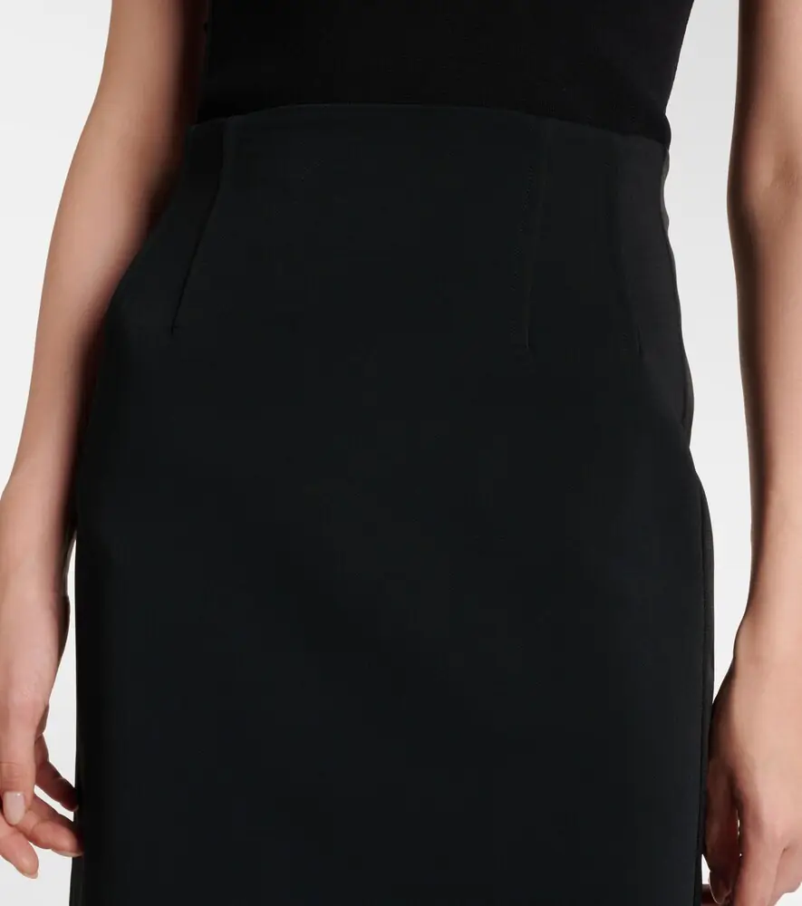 Max Mara Pece crêpe pencil skirt | Thumbnail 3 Max Mara Pece crêpe pencil skirt | Thumbnail 3