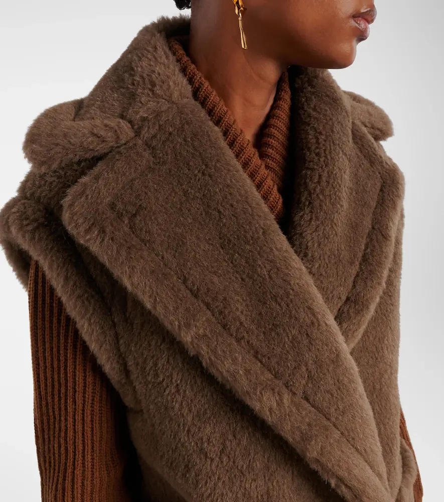Max Mara Alpaca, wool, and silk Teddy vest | Thumbnail 5 Max Mara Alpaca, wool, and silk Teddy vest | Thumbnail 5