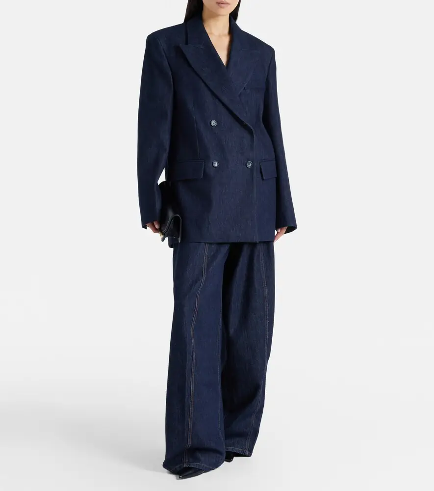 Sportmax Ancella double-breasted denim blazer | Thumbnail 3 Sportmax Ancella double-breasted denim blazer | Thumbnail 3
