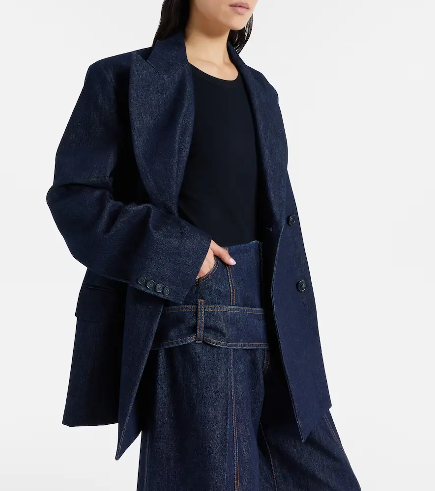 Sportmax Ancella double-breasted denim blazer | Thumbnail 6 Sportmax Ancella double-breasted denim blazer | Thumbnail 6