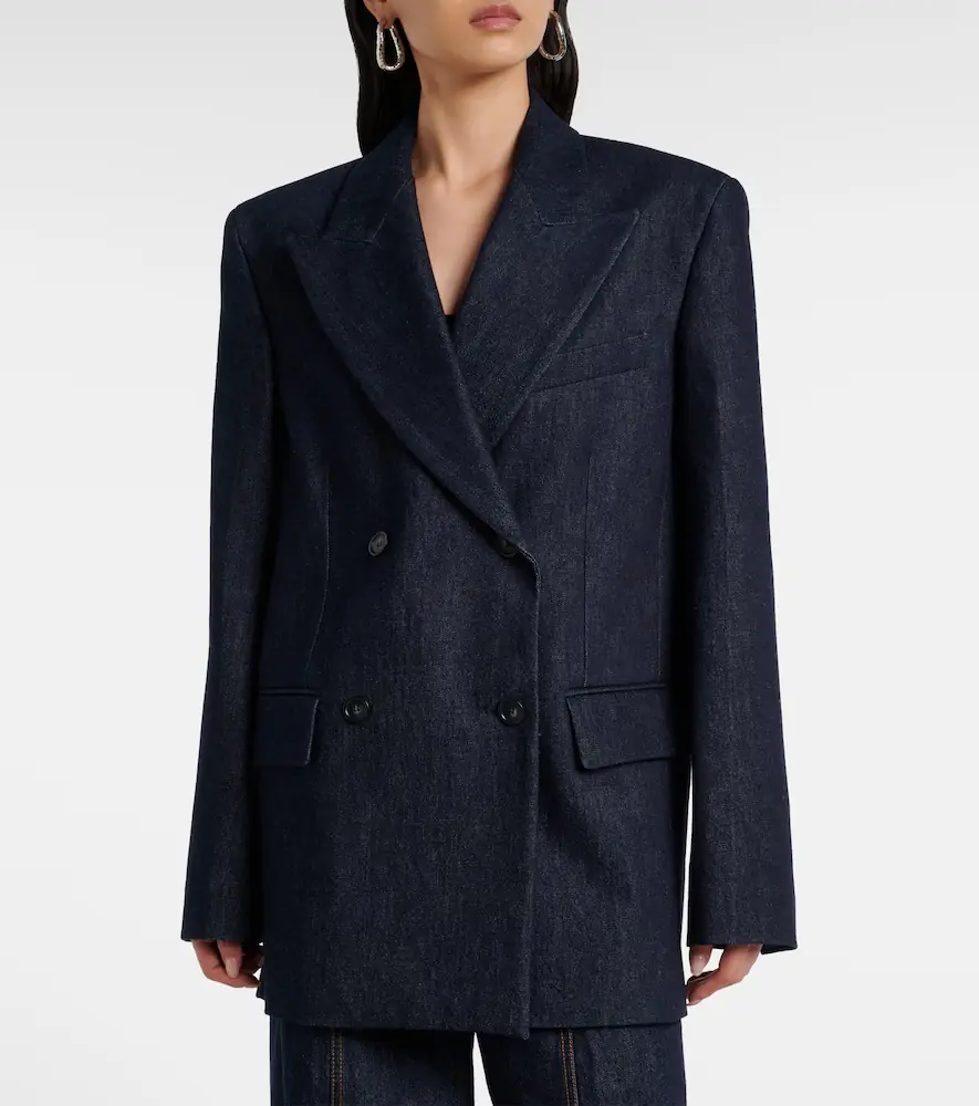 Sportmax Ancella double-breasted denim blazer | Thumbnail 7 Sportmax Ancella double-breasted denim blazer | Thumbnail 7