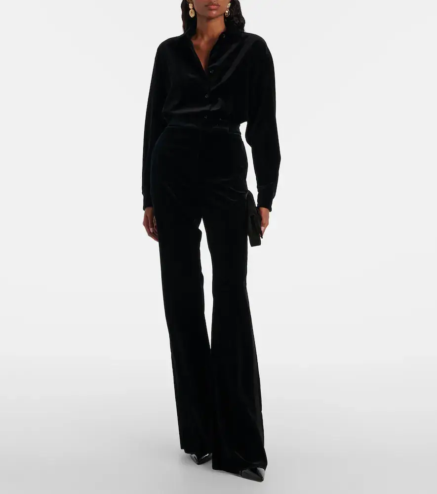 Max Mara Cotton velvet bodysuit | Thumbnail 2 Max Mara Cotton velvet bodysuit | Thumbnail 2