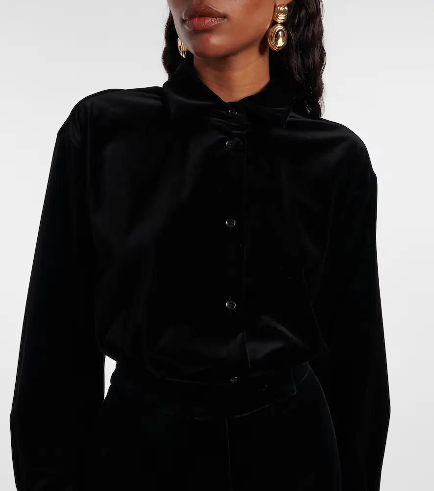Max Mara Cotton velvet bodysuit | Thumbnail 5 Max Mara Cotton velvet bodysuit | Thumbnail 5