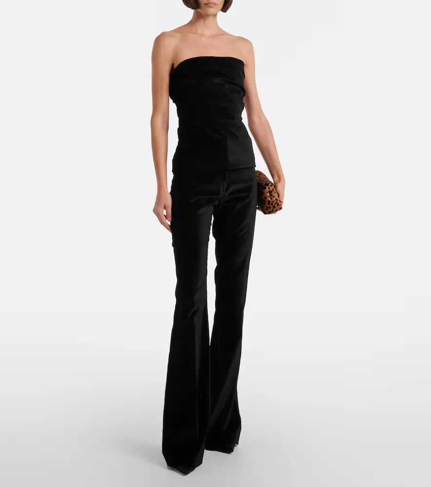 Tove Izel velvet tube top | Thumbnail 2
