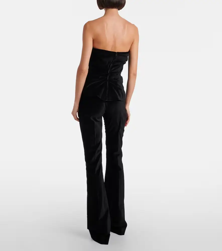 Tove Izel velvet tube top | Thumbnail 3