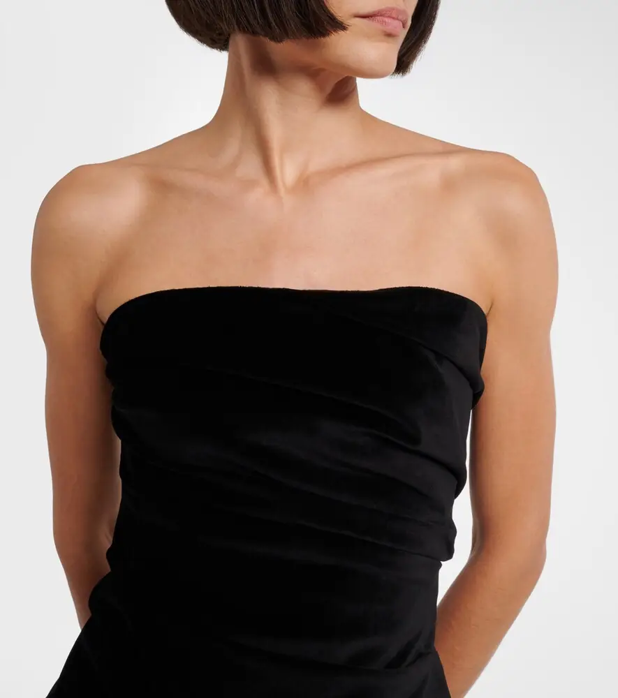 Tove Izel velvet tube top | Thumbnail 4