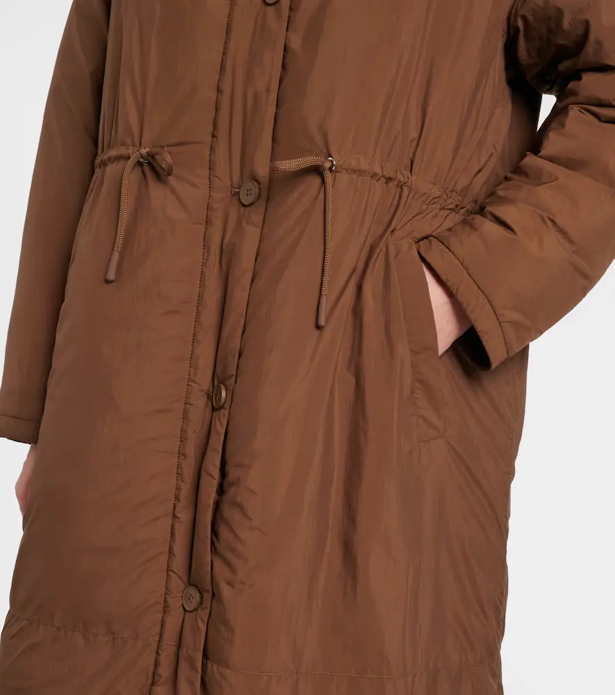 Yves Salomon Doudoune shearling-trimmed down coat | Thumbnail 6