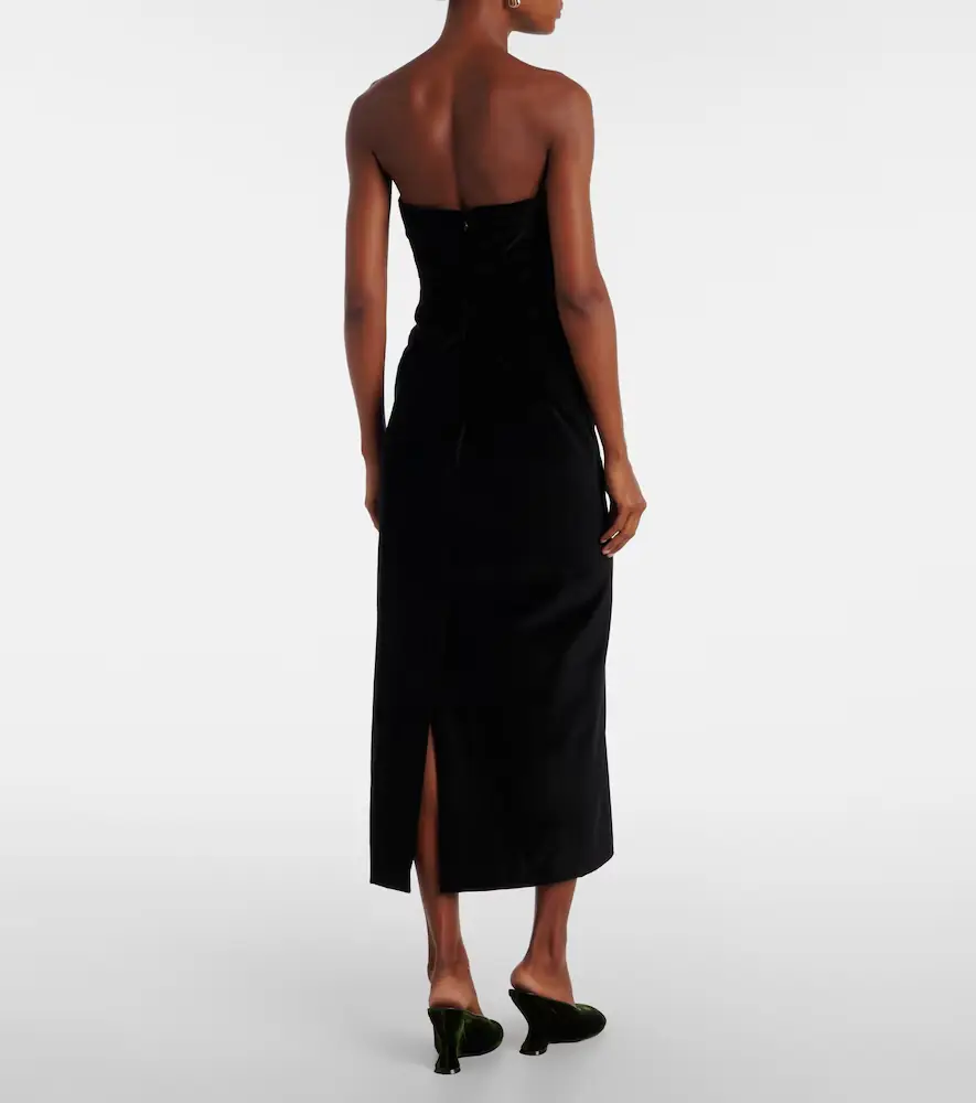 Tove Sabella velvet midi dress | Thumbnail 4