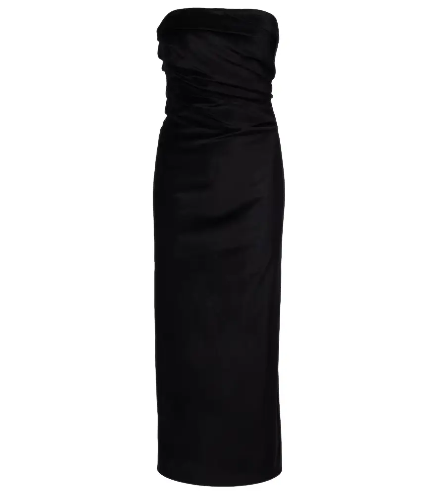 Tove Sabella velvet midi dress