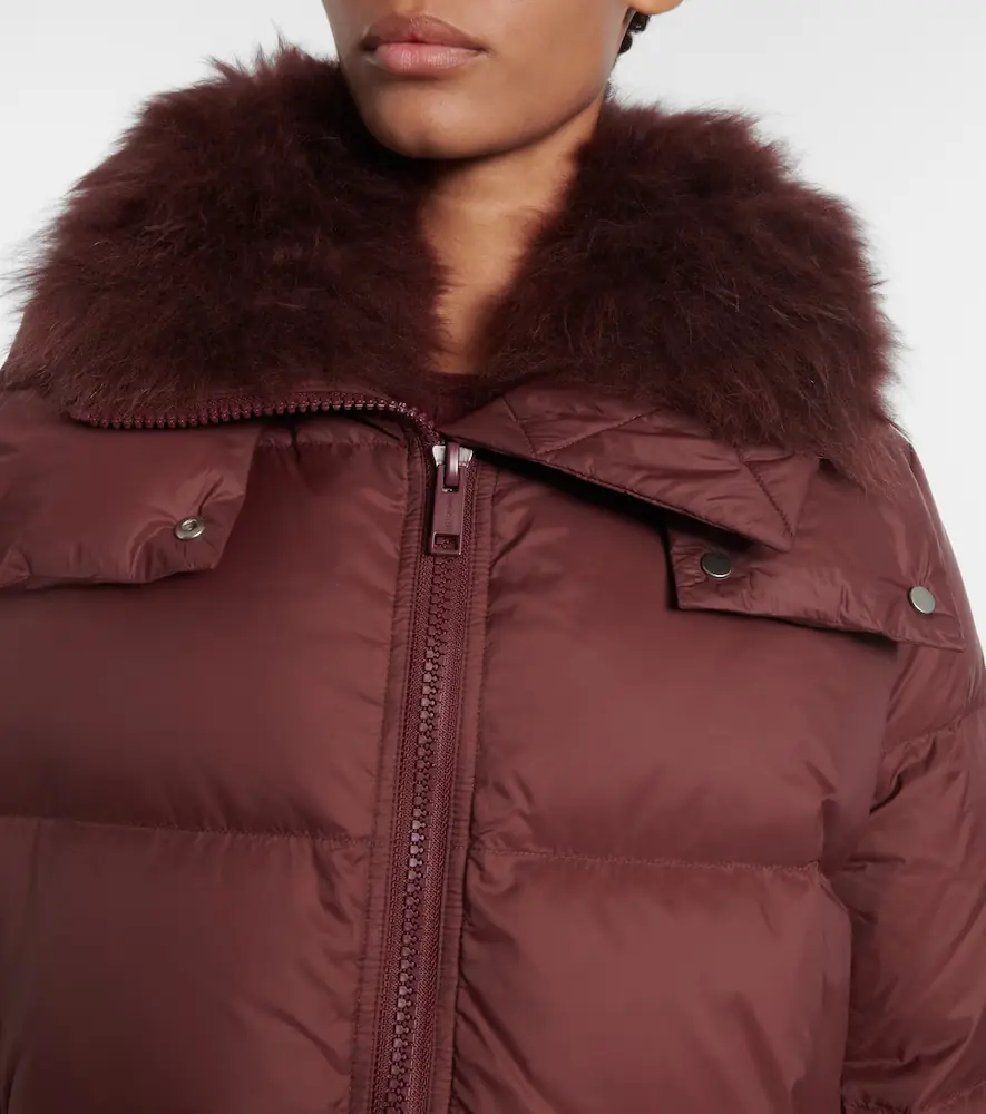 Yves Salomon Quilted down jacket | Thumbnail 2 Yves Salomon Quilted down jacket | Thumbnail 2