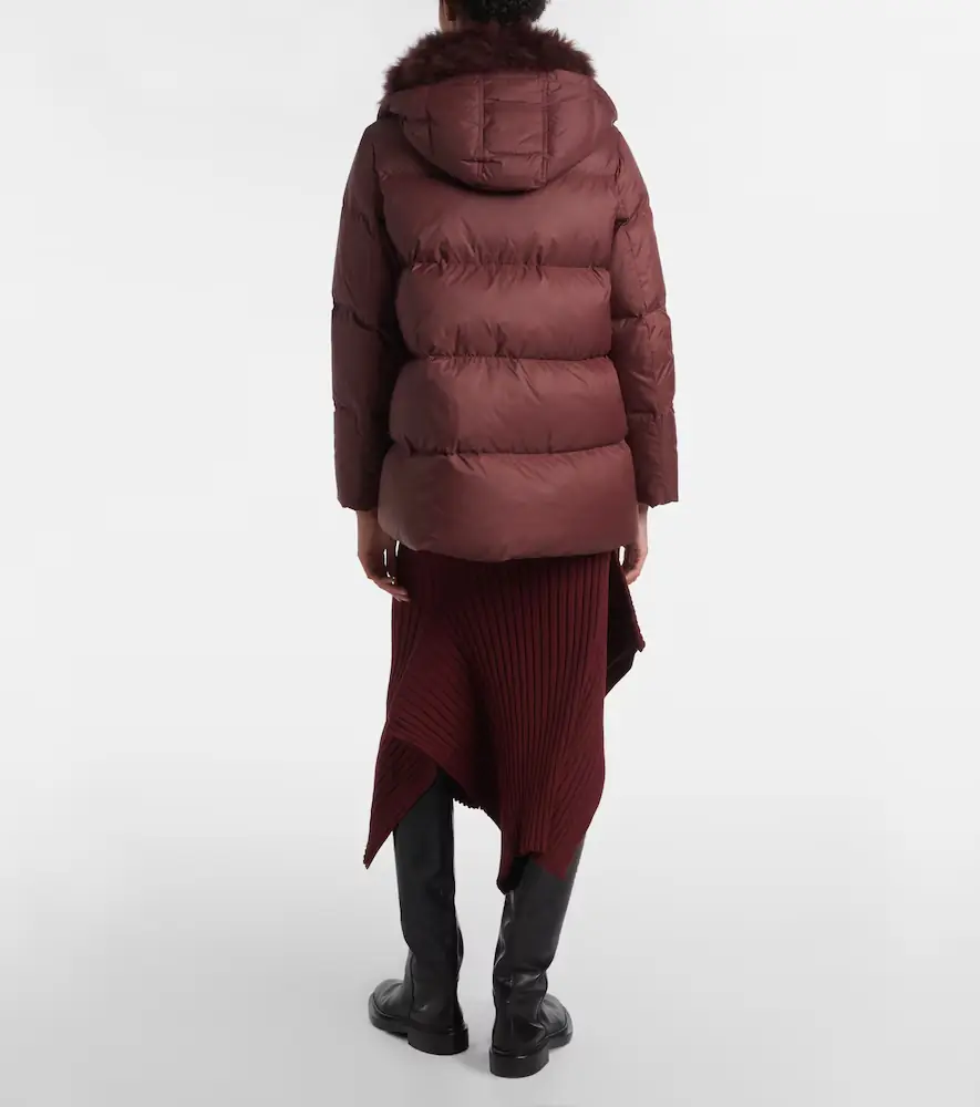 Yves Salomon Quilted down jacket | Thumbnail 4 Yves Salomon Quilted down jacket | Thumbnail 4