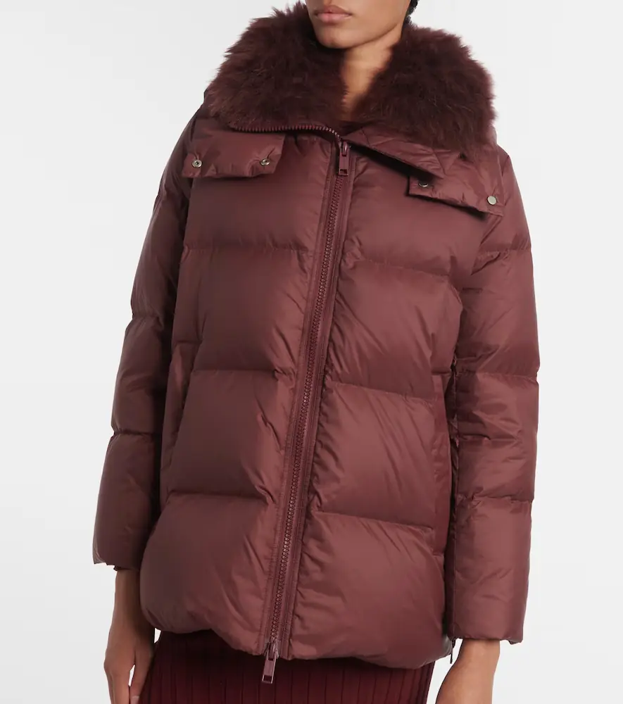 Yves Salomon Quilted down jacket | Thumbnail 6 Yves Salomon Quilted down jacket | Thumbnail 6