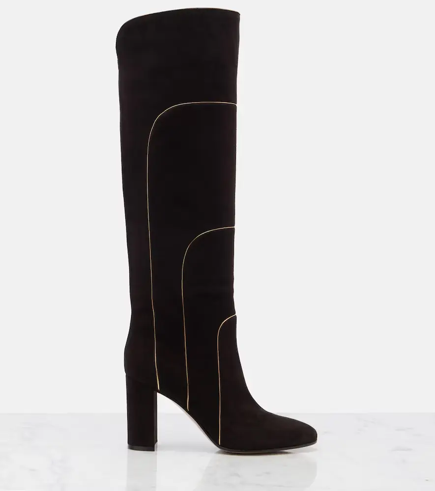 Gianvito Rossi 85 suede knee-high boots | Thumbnail 2 Gianvito Rossi 85 suede knee-high boots | Thumbnail 2