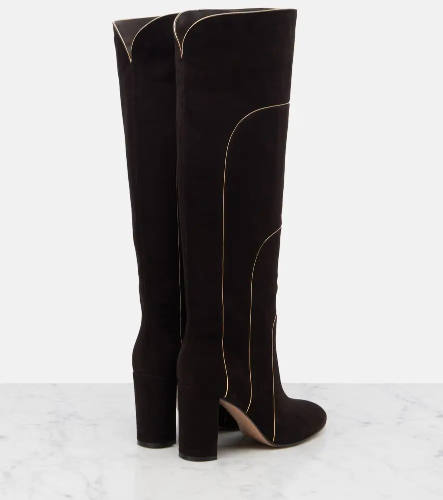 Gianvito Rossi 85 suede knee-high boots | Thumbnail 4 Gianvito Rossi 85 suede knee-high boots | Thumbnail 4