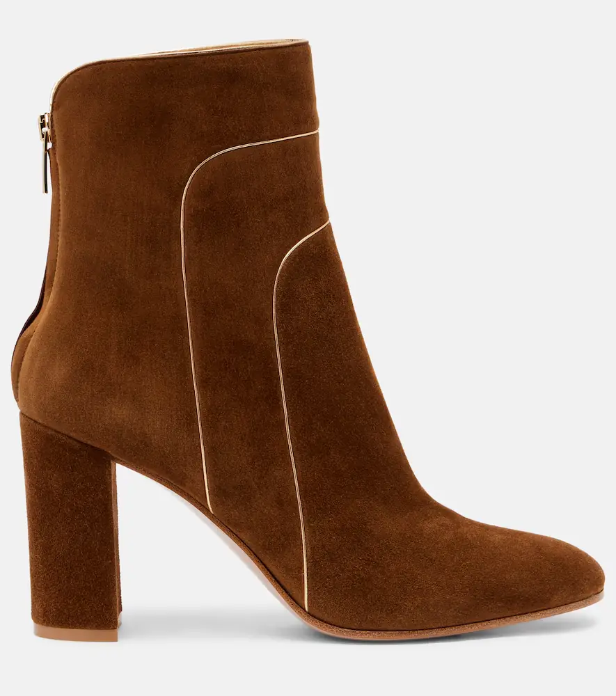 Gianvito Rossi Juliette 85 suede ankle boots | Thumbnail 4