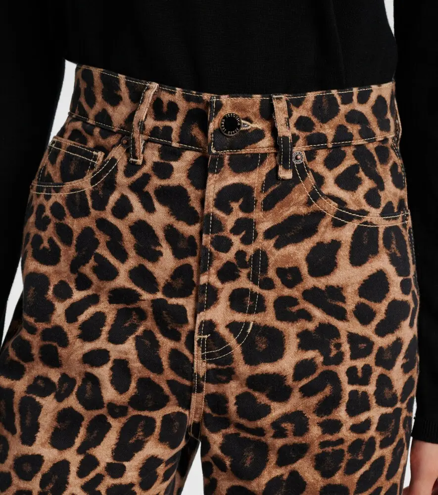 Veronica Beard Leopard-print high-rise wide-leg pants | Thumbnail 4