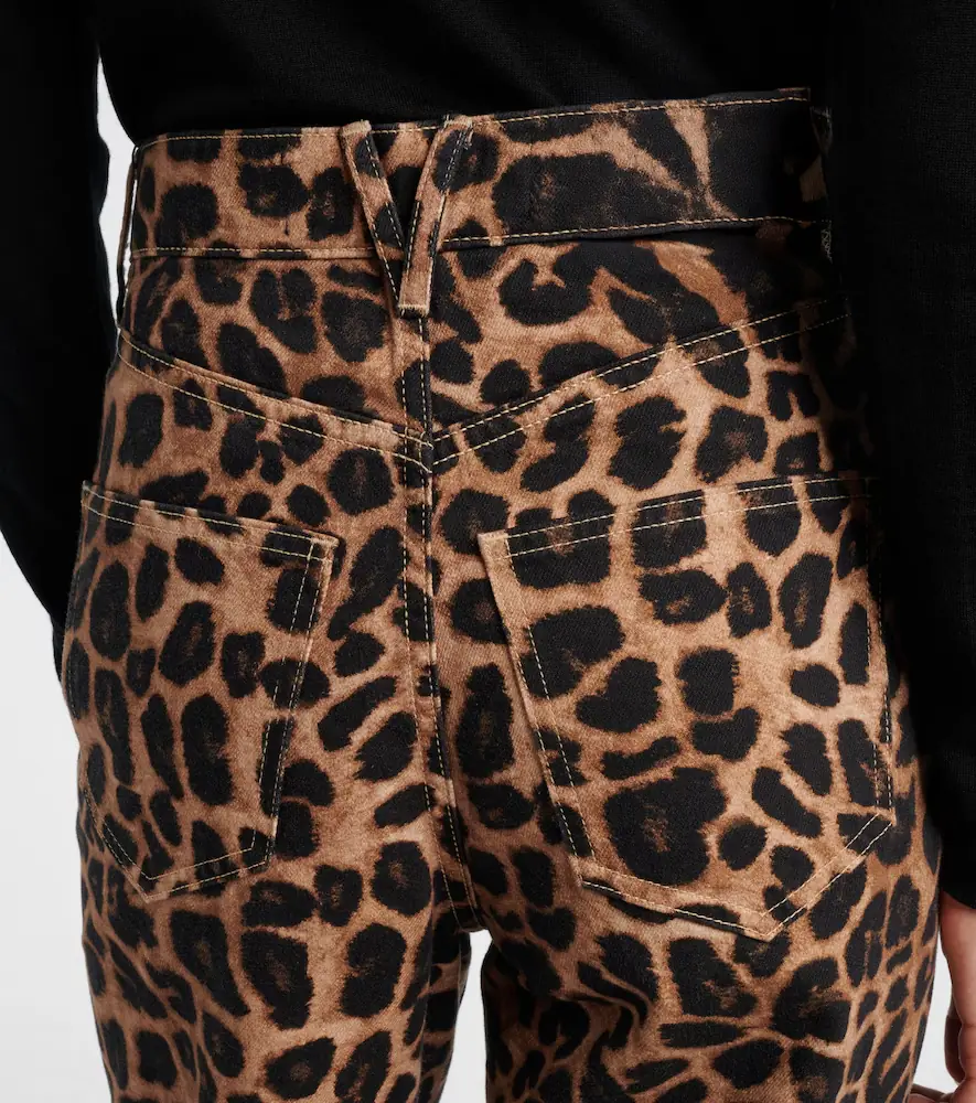 Veronica Beard Leopard-print high-rise wide-leg pants | Thumbnail 5