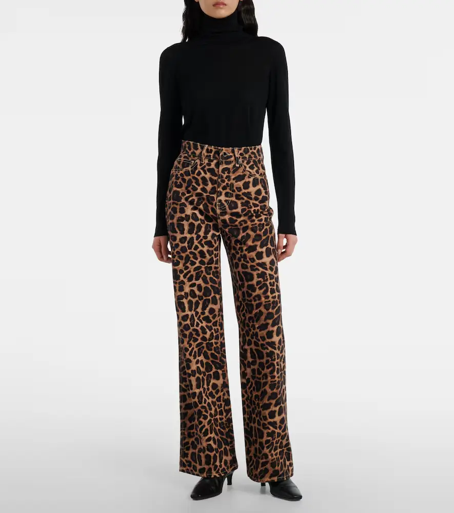 Veronica Beard Leopard-print high-rise wide-leg pants | Thumbnail 6