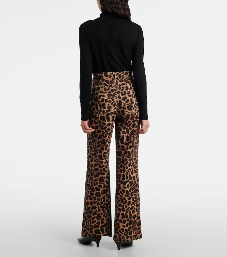 Veronica Beard Leopard-print high-rise wide-leg pants | Thumbnail 7