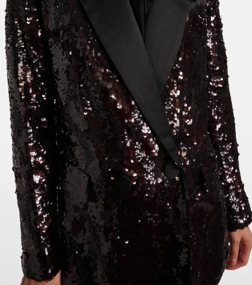 Veronica Beard Sequined double-breasted blazer | Thumbnail 2 Veronica Beard Sequined double-breasted blazer | Thumbnail 2