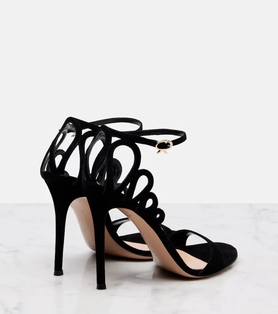 Gianvito Rossi 105 suede sandals | Thumbnail 4