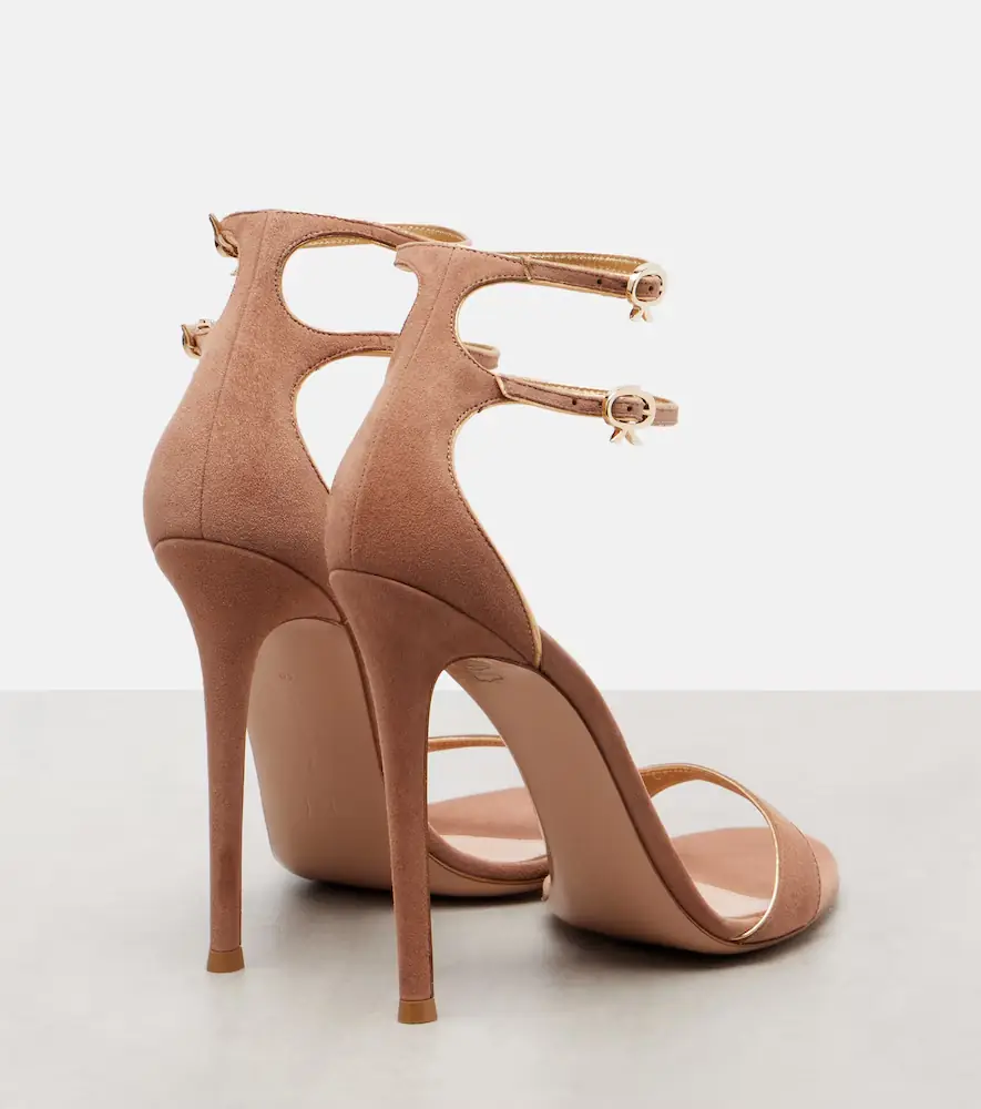 Gianvito Rossi 110 suede sandals | Thumbnail 2