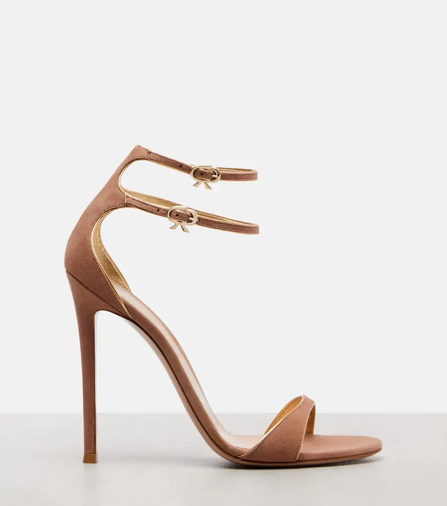 Gianvito Rossi 110 suede sandals | Thumbnail 3