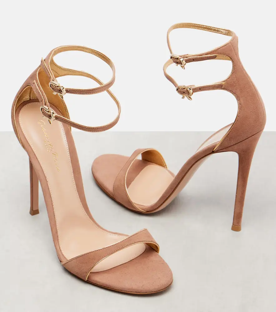 Gianvito Rossi 110 suede sandals | Thumbnail 4