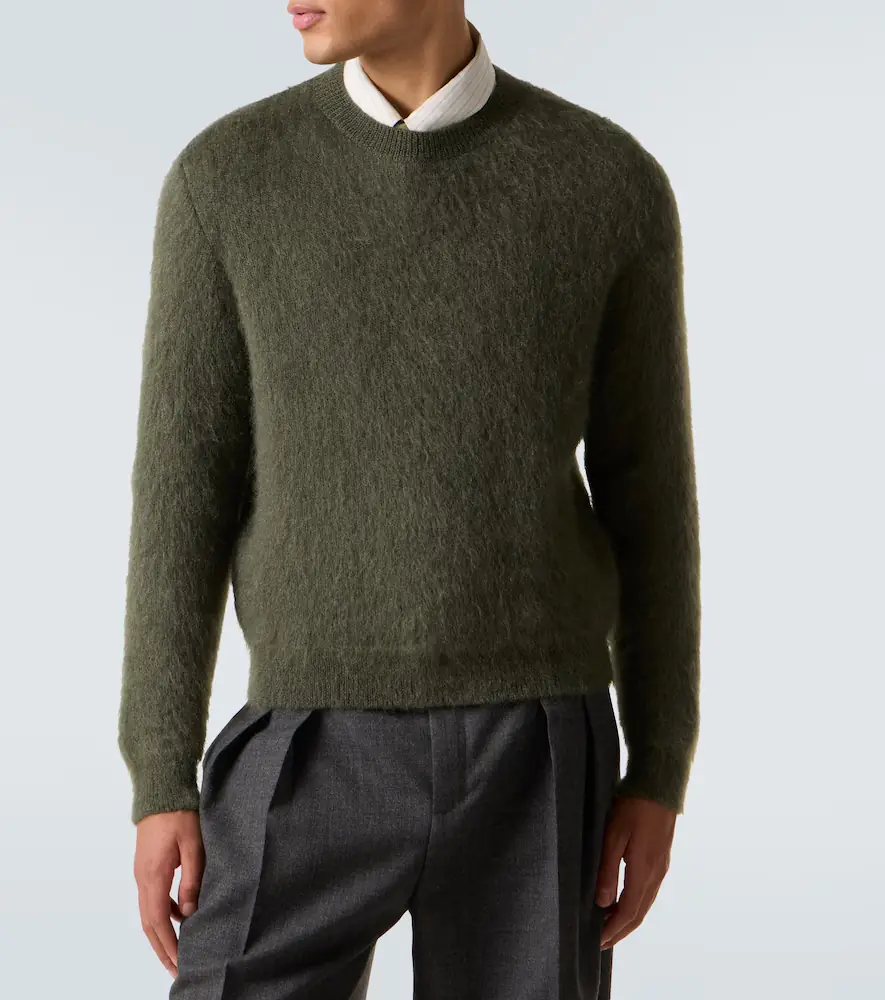Saint Laurent Mohair and wool-blend sweater | Thumbnail 2 Saint Laurent Mohair and wool-blend sweater | Thumbnail 2