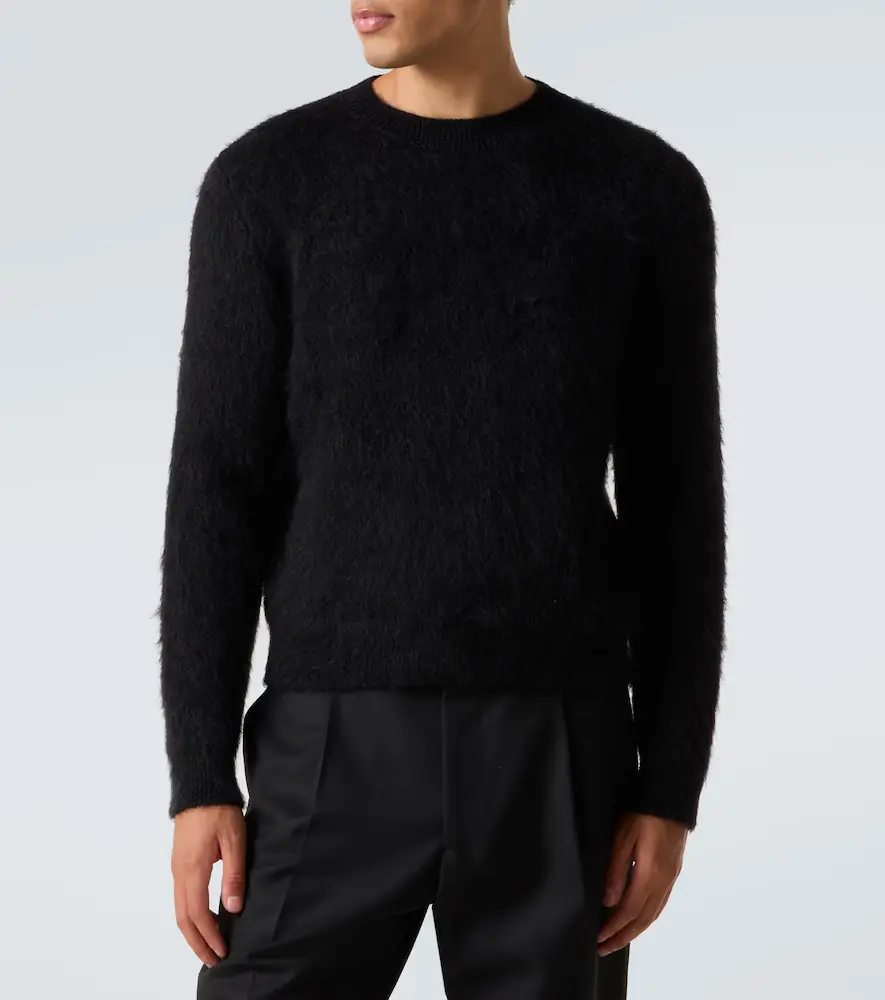 Saint Laurent Mohair and wool-blend sweater | Thumbnail 3 Saint Laurent Mohair and wool-blend sweater | Thumbnail 3