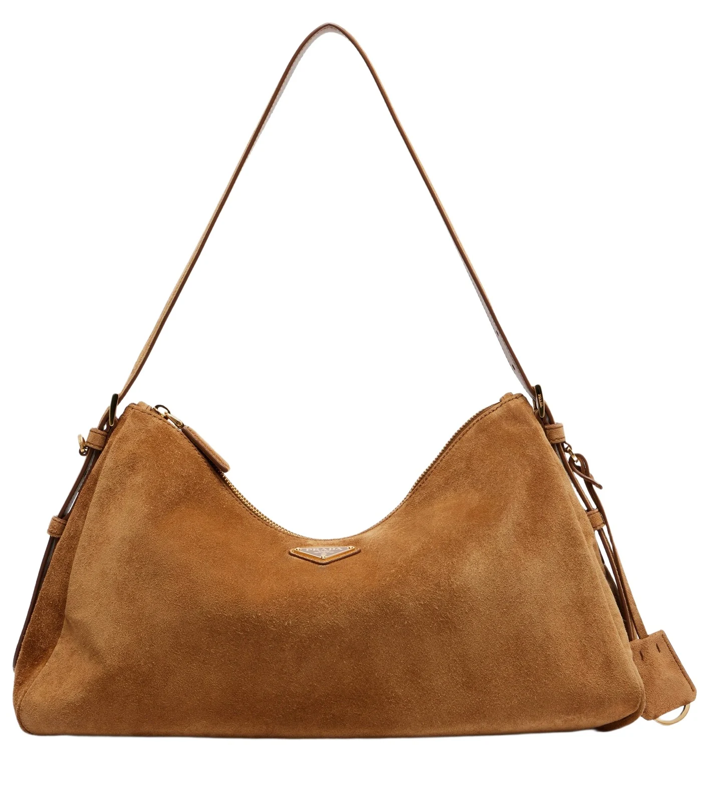 Aimée Large suede shoulder bag Aimée Large suede shoulder bag
