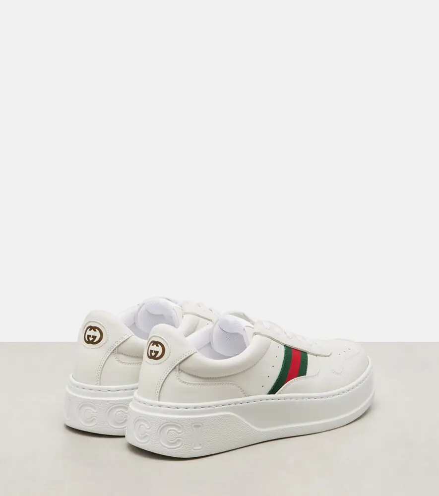 Gucci New Chunky B leather sneakers | Thumbnail 3 Gucci New Chunky B leather sneakers | Thumbnail 3
