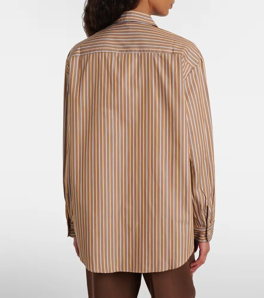 LESET Yoshi striped cotton-blend twill shirt | Thumbnail 3 LESET Yoshi striped cotton-blend twill shirt | Thumbnail 3