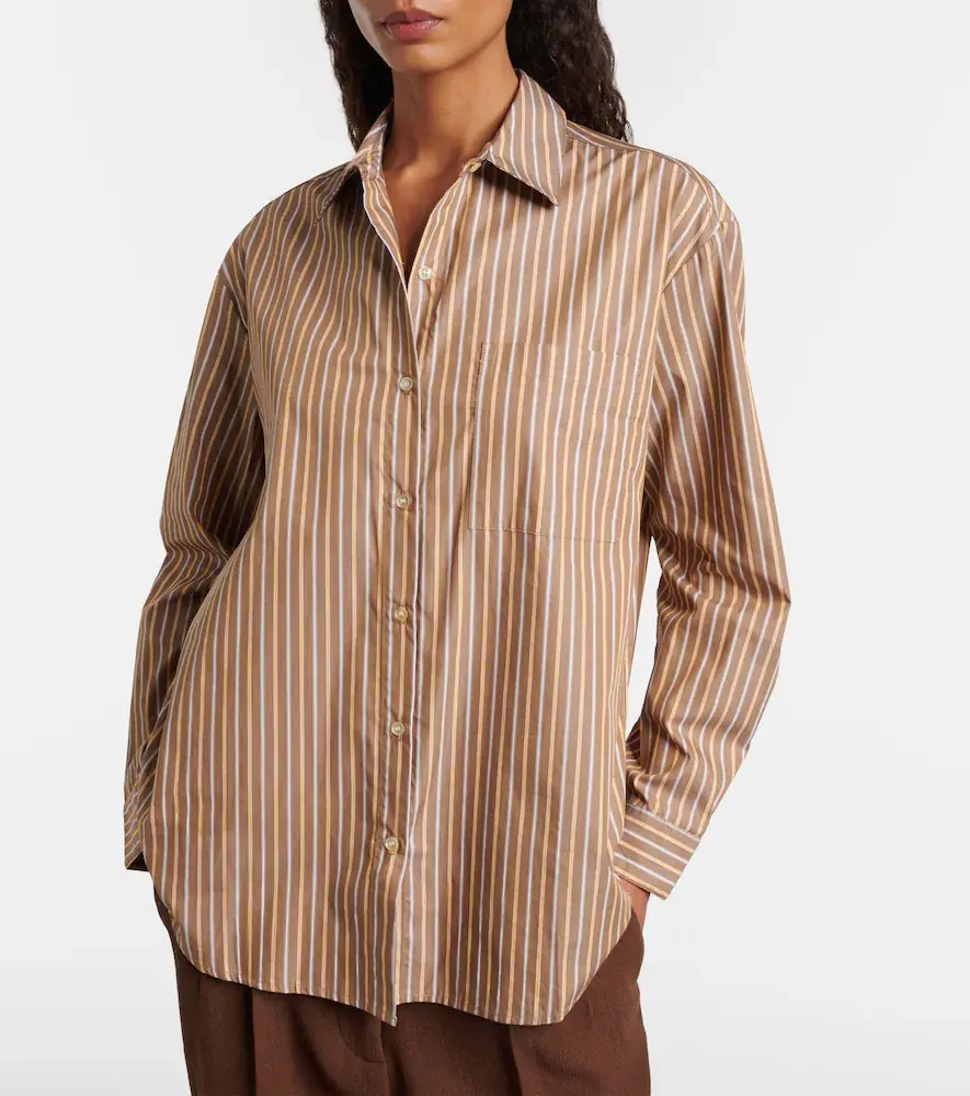 LESET Yoshi striped cotton-blend twill shirt | Thumbnail 5 LESET Yoshi striped cotton-blend twill shirt | Thumbnail 5