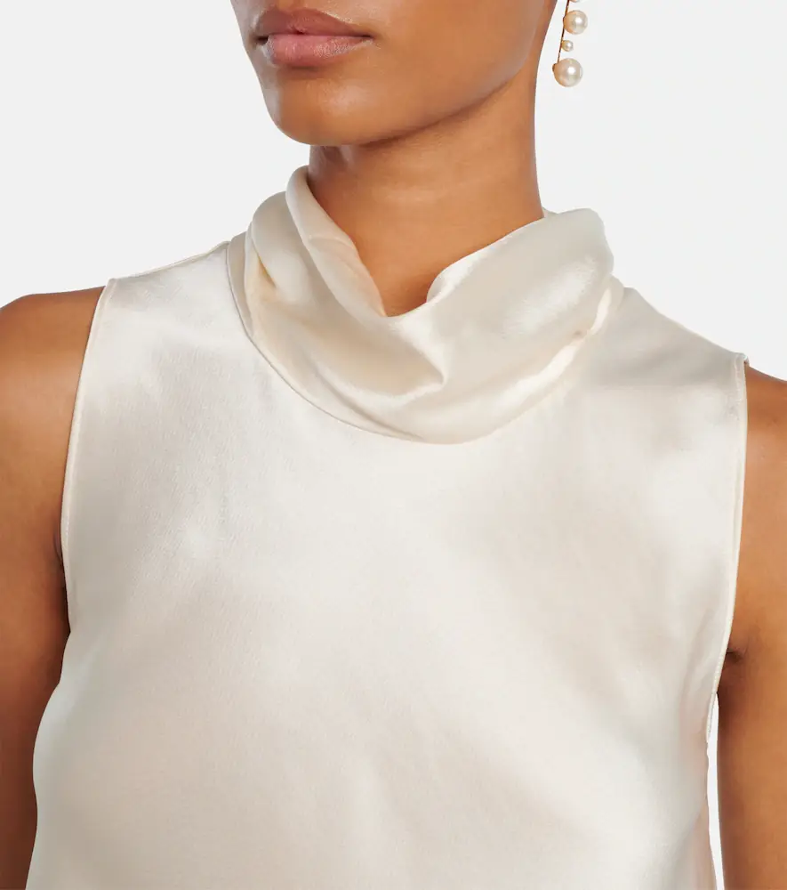 LESET Barb satin top | Thumbnail 3
