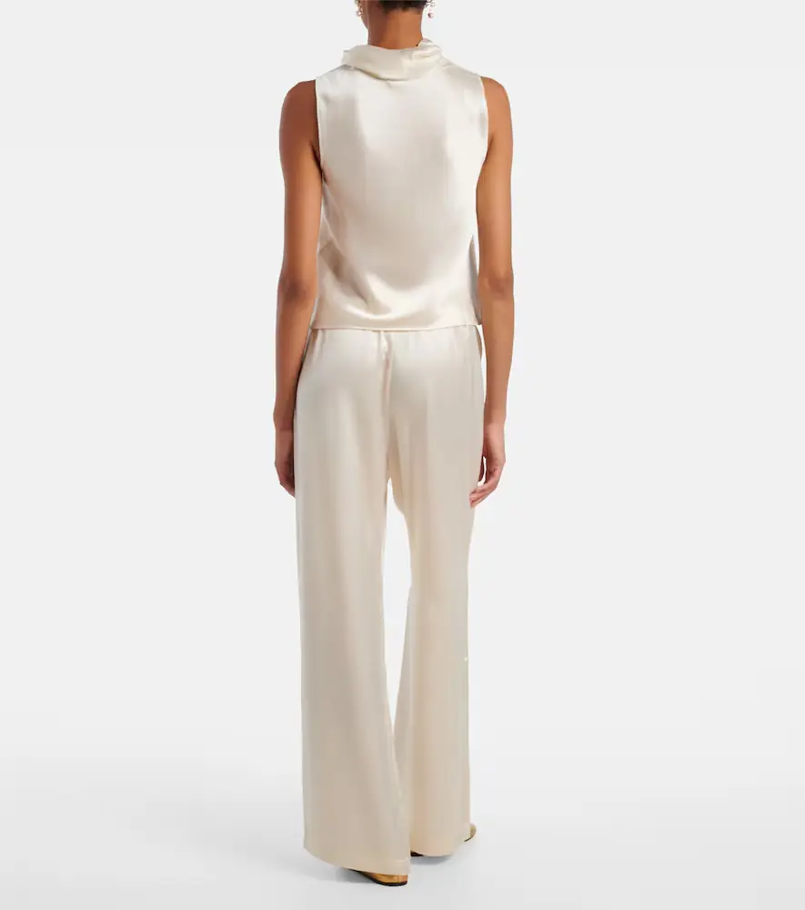 LESET Barb satin top | Thumbnail 4