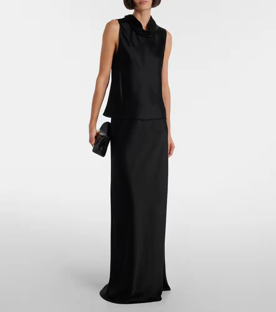 LESET Barb satin top | Thumbnail 3