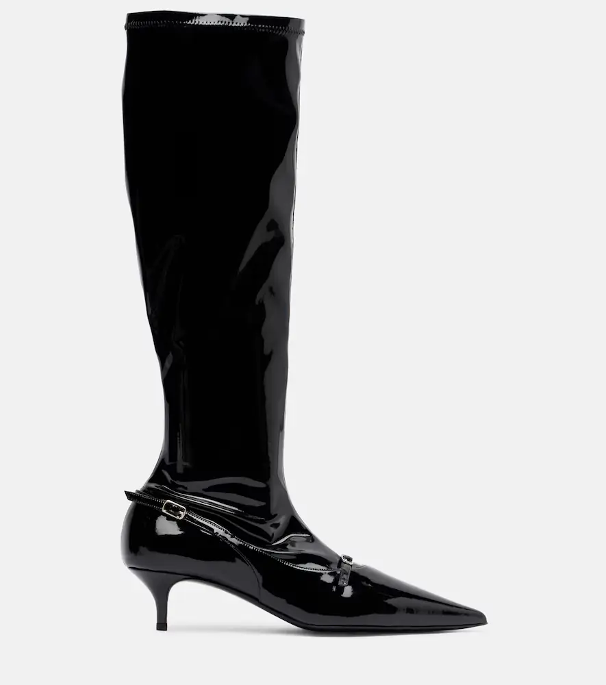 Magda Butrym Patent leather knee-high boots | Thumbnail 2