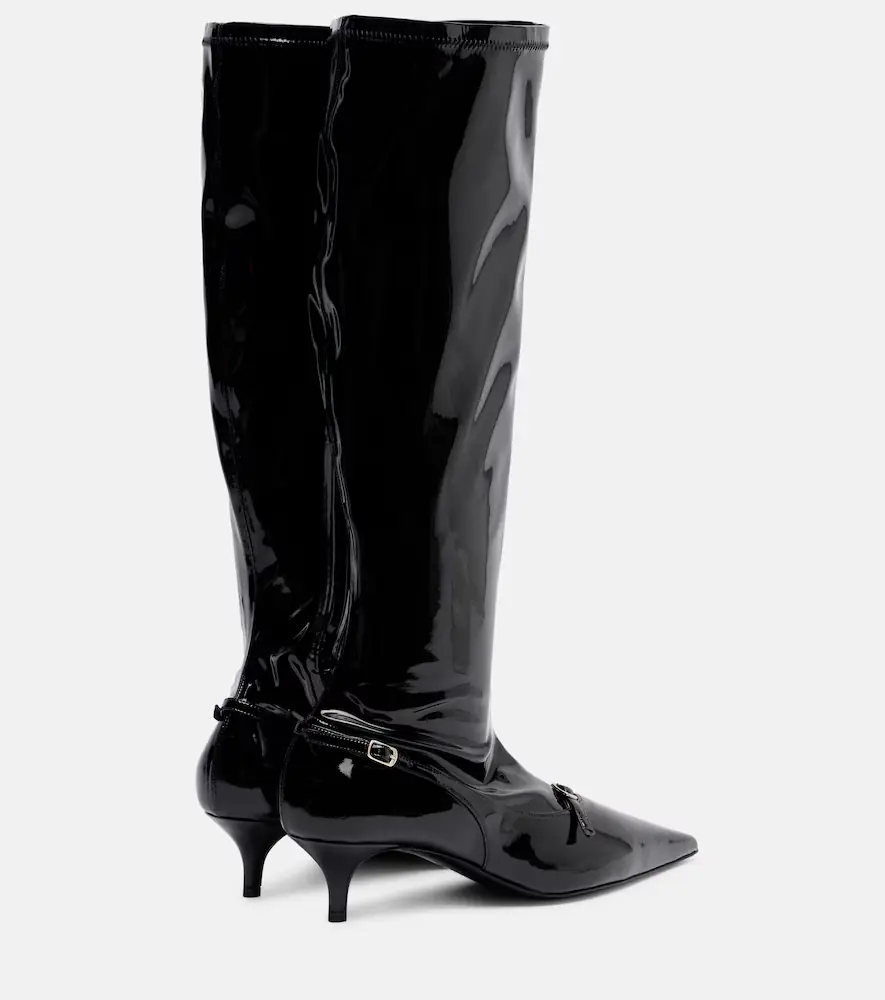 Magda Butrym Patent leather knee-high boots | Thumbnail 4