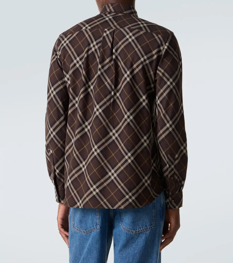 Burberry Check cotton shirt | Thumbnail 3 Burberry Check cotton shirt | Thumbnail 3