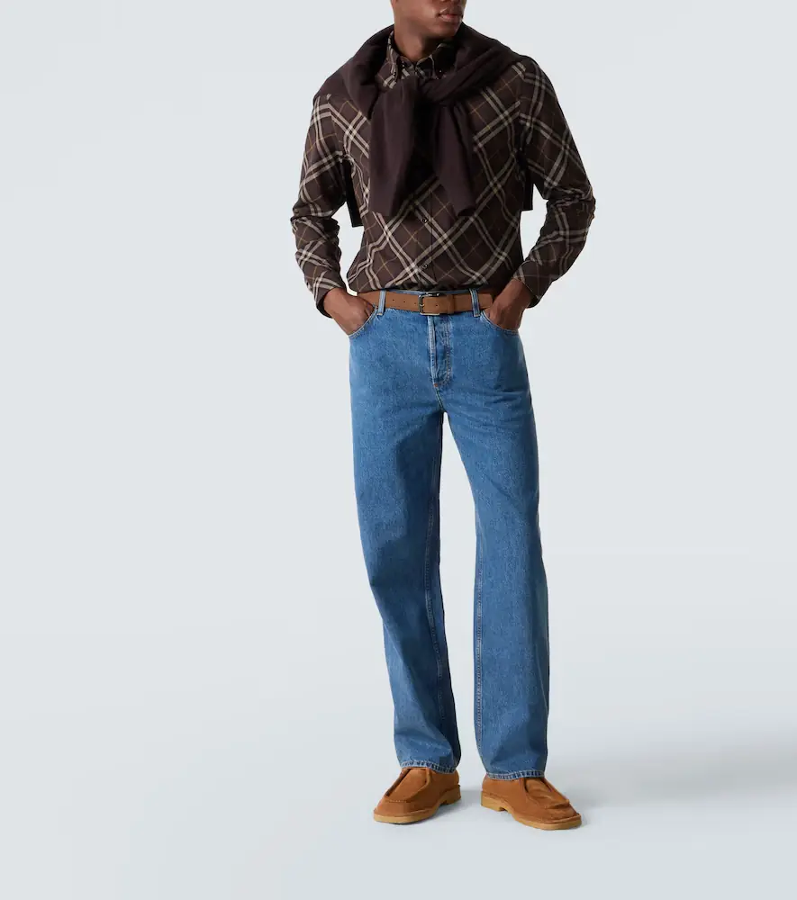 Burberry Check cotton shirt | Thumbnail 6 Burberry Check cotton shirt | Thumbnail 6